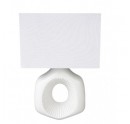 White Wall Sconce with Rectangular Half Shade WL11131