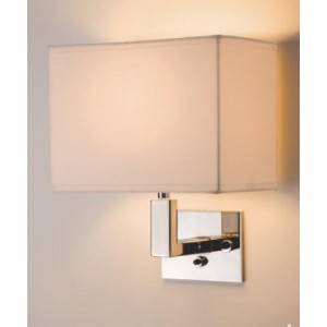 Polished Nickel Wall Lamp for Hotel