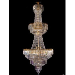 Tall Large Crystal Chandelier for Hotel Lobby CH81155