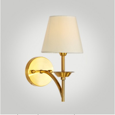Antique Brass Hotel Wall Lamp