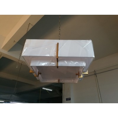 Square Double Shade Fixture Ceiling Lighting